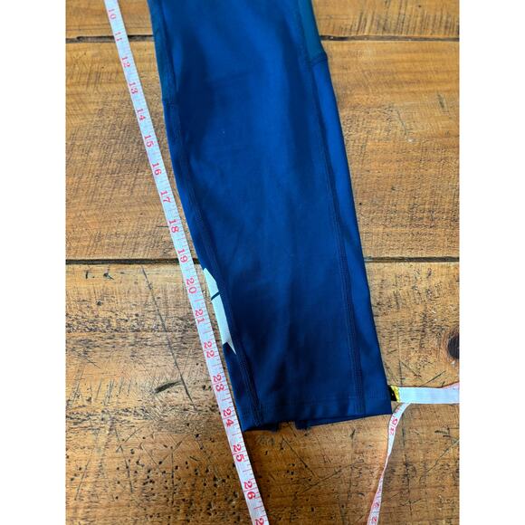 NWT Womens Nike Speed Tight Fit Blue Running Leggings Athletic Reflective Size S - Picture 10 of 12